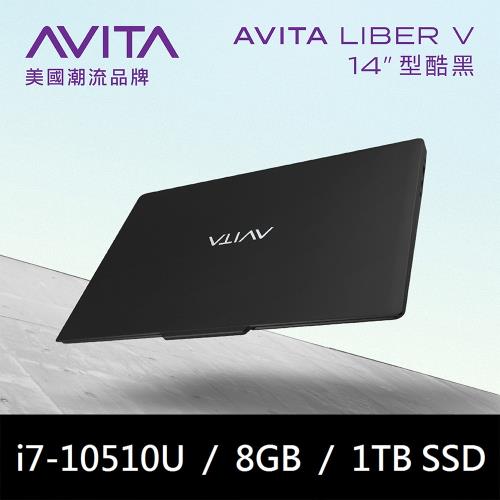 AVITA LIBER V NS14A8TWR571-MB 型酷黑 (i7-10510U/8GB/1TB SSD/W10/FHD/14)