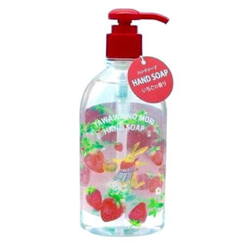日本【Charley】繪本風洗手乳-草莓|抗菌劑/洗手乳
