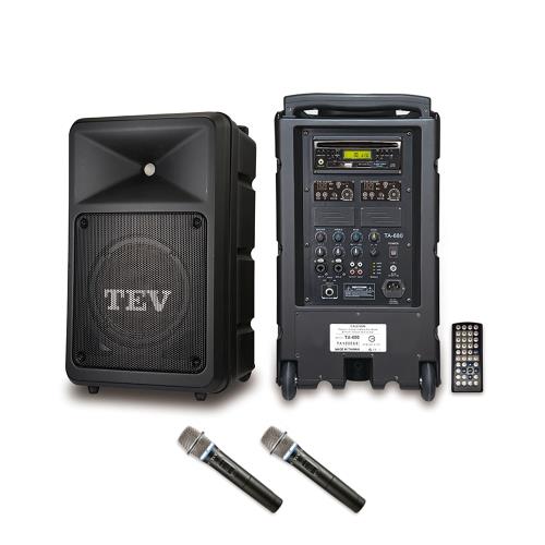TEV 台灣電音TA680I-CD-2 CD/藍芽/USB/SD雙頻無線擴音機
