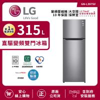 LG 樂金 315L 一級能效 直驅變頻上下門冰箱 星辰銀 GN-L397SV