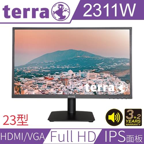 Terra沃特曼 2311W 23型 IPS面板 FHD超廣角螢幕