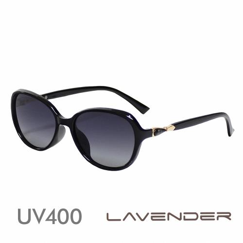 Lavender 偏光片太陽眼鏡 氣質典雅-黢黑J2061 C7