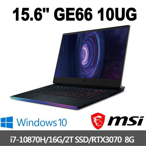 msi微星 GE66 10UG-401TW 15.6吋電競筆電(i7-10870H/16G/2T SSD/RTX3070-8G/Win10)