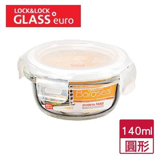 LocknLock樂扣樂扣 耐熱玻璃保鮮盒圓形(140ml)【愛買】
