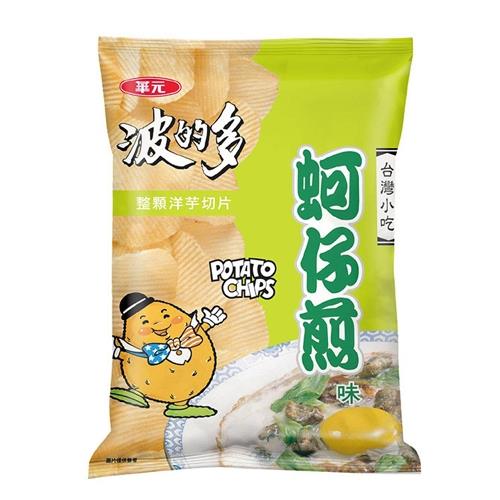 華元波的多洋芋片-蚵仔煎78g【愛買】