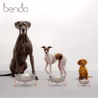 Bendo 好靚貓碗 寵物碗 寵物碗架 紅銅架+不鏽鋼碗 14cm