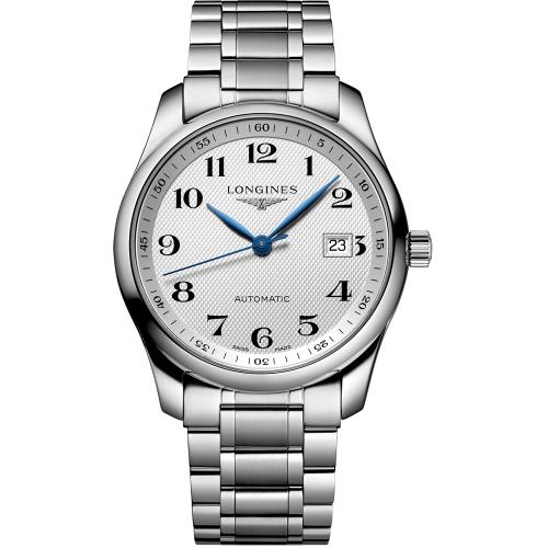 LONGINES Master 巨擘系列機械腕錶-銀/40mm L27934786