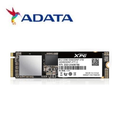 【ADATA 威剛】XPG SX8200Pro 2TB M.2 2280 PCIe SSD 固態硬碟