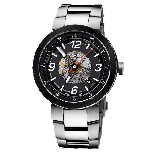 ORIS TT1 競速陶瓷時尚鏤空機械腕錶-42mm(0173376684114-0782510)
