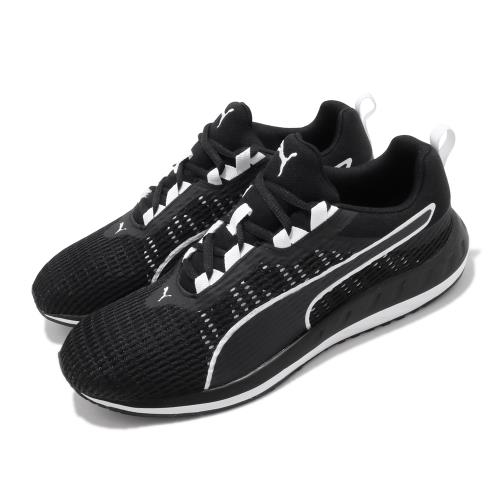 Puma 慢跑鞋 Flare 2 Dash Uni 男鞋 輕量 透氣 舒適 避震 運動 球鞋 黑 白 19359403 [ACS 跨運動]