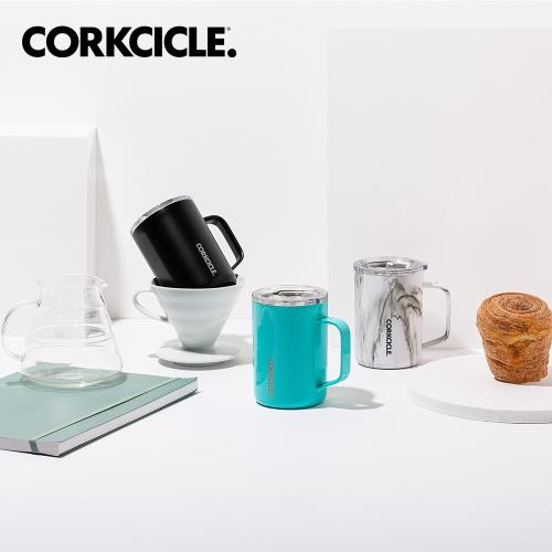 【美國CORKCICLE】Classic系列三層真空咖啡杯475ml-土耳其藍