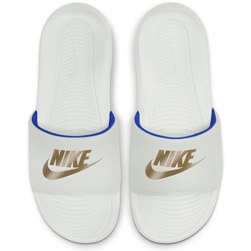 【現貨】Nike Victori One Slide 男鞋 女鞋 拖鞋 休閒 柔軟 白 金【運動世界】CN9675-105