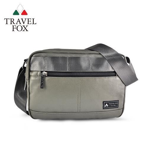 TRAVEL FOX 旅狐 輕巧雙料防撥水帆布側背包(TB700-01 綠色)