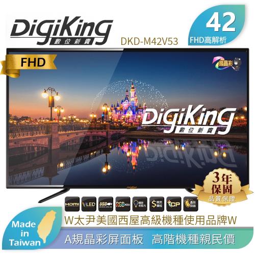 【DigiKing 數位新貴】42型Full HD低藍光高級液晶顯示(DKD-M42V53)