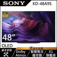 SONY索尼 48吋 4K HDR OLED智慧聯網液晶電視 KD-48A9S