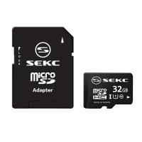 SEKC MicroSD UHS-I 記憶卡+轉卡-32G【愛買】