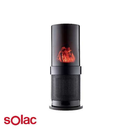 【SOLAC】3D復古壁爐陶瓷電暖器 SNP-A05  原廠公司貨