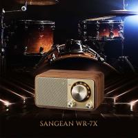 SANGEAN山進 FM / AUX / 藍牙木質收音機 WR7X
