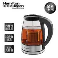 美國 Hamilton Beach 漢美馳 浸泡式玻璃 快煮壺40942-TW