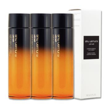 【shu uemura 植村秀】全能奇蹟金萃精華水 150ML x 3