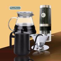 PureFresh X PowerFalcon 醇鮮電動咖啡磨豆機(第三代)-珍珠白/星空藍