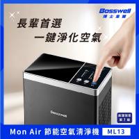 【BOSSWELL 博士韋爾】新一代 Mon Air零耗材節能清淨機5-18坪 - 除過敏