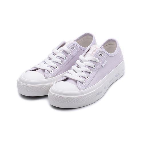 FILA 滾邊帆布鞋 粉紫 5-C915W-991 女鞋 鞋全家福