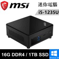 微星 Cubi 5 12M-011BTW-SP6(i5-1235U/16G DDR4/1TB PCIE/W10)特仕版
