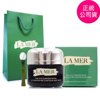 LA MER海洋拉娜 濃萃修復眼霜15ml - 附按摩棒 (盒裝/正統公司貨) 贈提袋