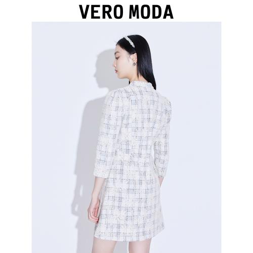 Vero Moda秋冬印花新中式連衣裙