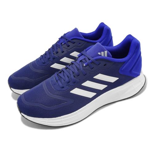 adidas 慢跑鞋 Duramo 10 男鞋 藍 白 緩震 基本款 運動鞋 愛迪達 HP2383