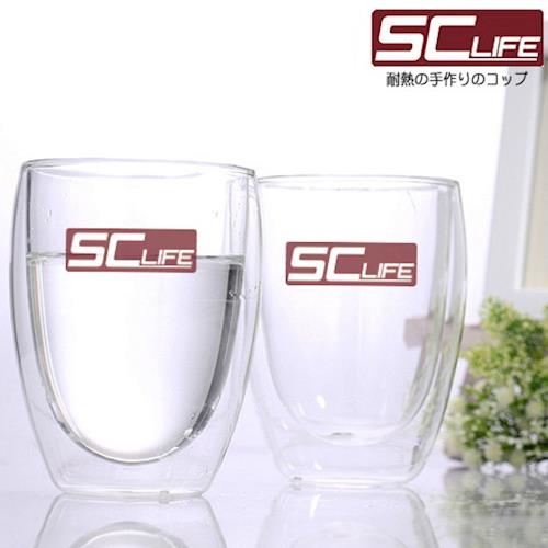 SC Life 雙層玻璃水杯 - 兩入