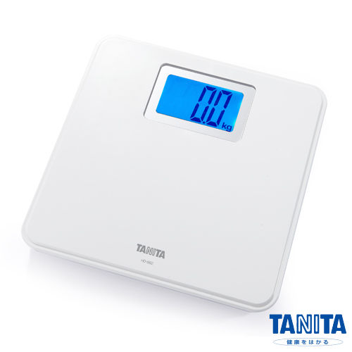 日本TANITA簡約風格全自動電子體重計HD-662-白