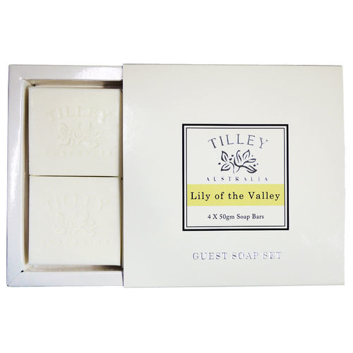 Tilley百年特莉幸福百香氛植物皂4入禮盒（50gmx4）