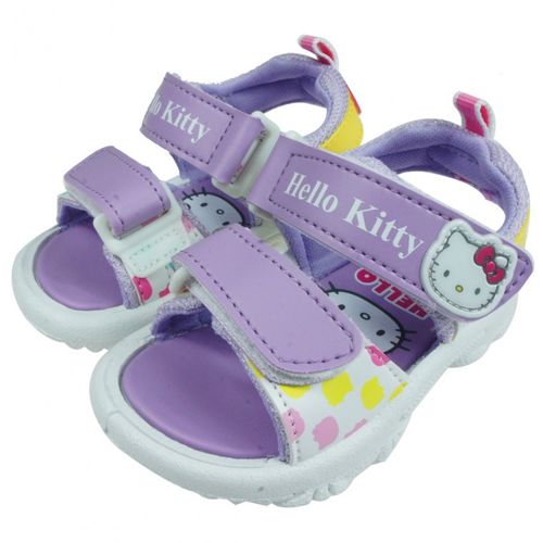 《布布童鞋》HelloKItty凱蒂貓可愛紫色涼鞋(13~18cm)CI1609F