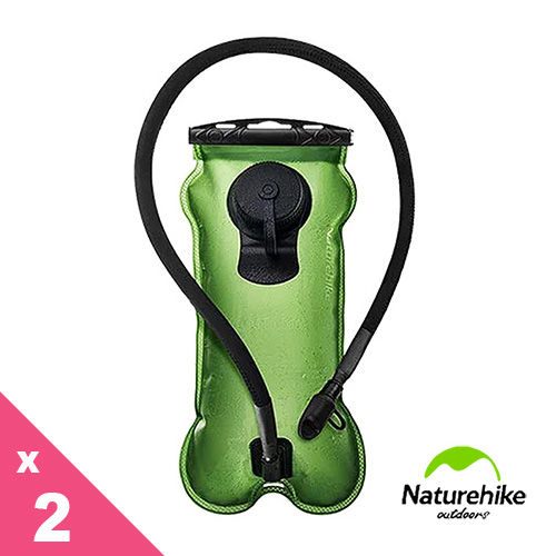 Naturehike 攜帶型吸嘴飲水袋3L -綠色(超值兩件組)