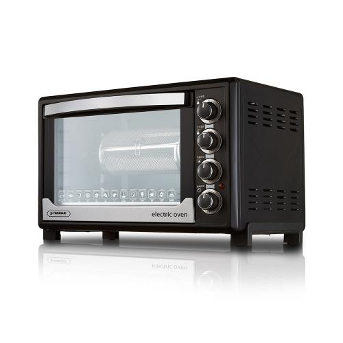 YAMASAKI 三溫控烘焙專用型全能電烤箱 SK-4580RHS(贈3D旋轉烤籠)