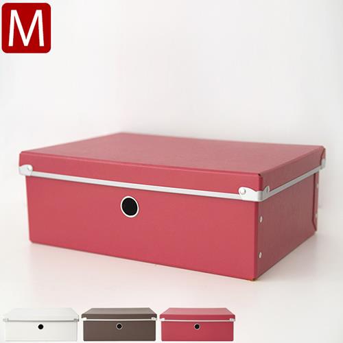 《舒適屋》日系附蓋硬式收納盒/置物箱/整理箱-M(3色可選) 