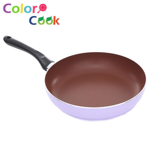 【COLOR COOK】花漾紫羅蘭26cm晶鑽不沾平煎鍋