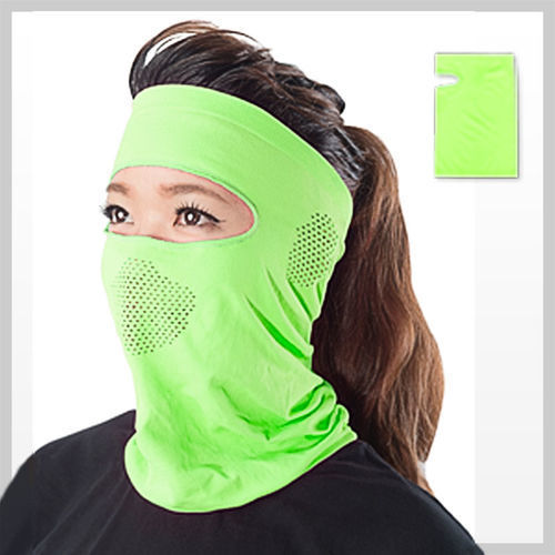 衣衫衣舞獨家專利抗UV會呼吸の多功能頭衣(螢光綠)