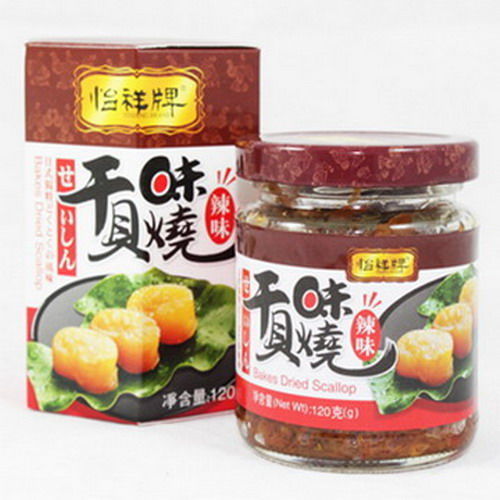 【幸福小胖】香港怡祥牌味燒干貝(辣味)3罐