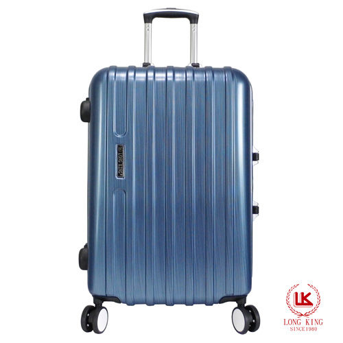 【LONG KING】28吋PC鏡面硬殼鋁框行李箱LK-8007 