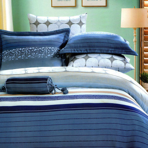 BELLE VIE 藍色迷情 天絲加大四件式床包兩用被組