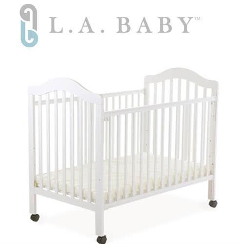 【美國 L.A. Baby】米爾頓嬰兒大床白色