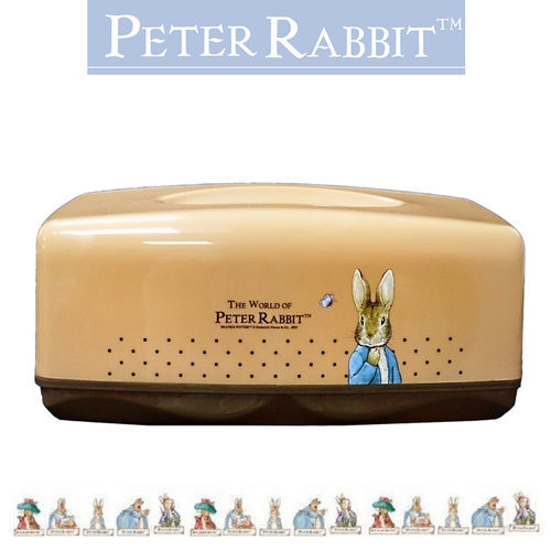 【PETER RABBIT 彼得兔】 彼得兔 卡其半身立兔PP面紙盒 -MD0955