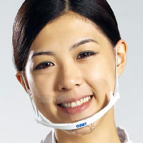 【香港OSLEY奧世力】微笑透明口罩(10片一盒)+補充膠片(10片/包)