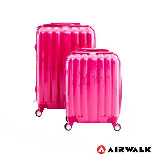AIRWALK - AW01經典花學系行李箱組19+24吋 二箱組