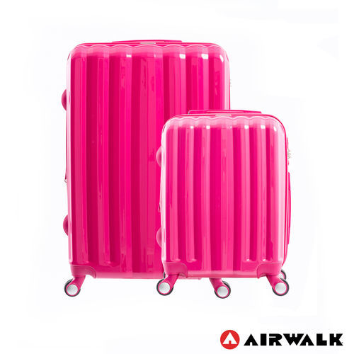 AIRWALK - AW01經典花學系行李箱組19+28吋 二箱組