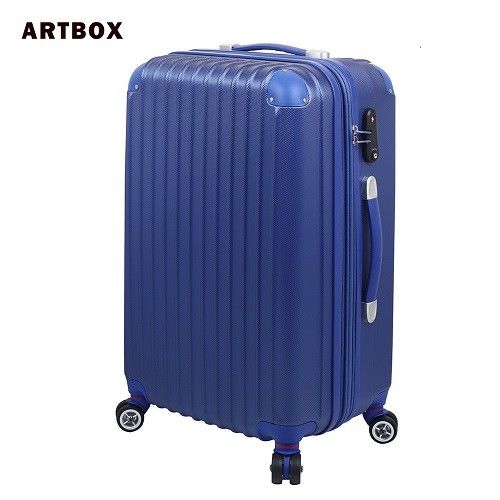 【ARTBOX】迷戀經典 - 28吋ABS可加大硬殼行李箱(寶藍)