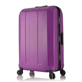 日本 LEGEND WALKER 台灣限定版 6000+ 65-27吋 鋁框輕量行李箱 紫色